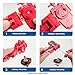 AIBREAY 2 Pack X String Launchers Blade X Winder Launcher with Grip Two Launch Mode Only Work with X Right Spinning TopRedBlue - Image 4