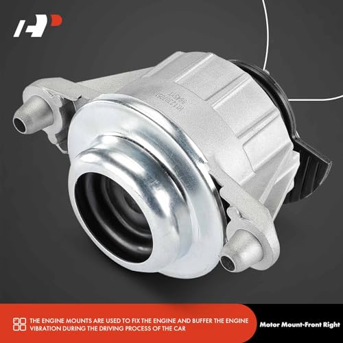 A-Premium مجموعة A-Premium من 3 قطع لدعامة محرك السيارة ودعامة نقل الحركة متوافقة مع مرسيدس-بنز C300 2008-2011، C350 2008-2015، E350 2010-2016، E400 2014-2017، 3.0L 3.5L، دفع خلفي، نقل حركة أوتوماتيكي - Image 5