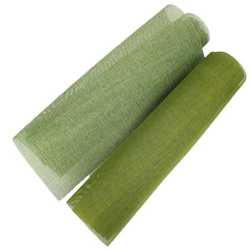 Linen Colored Linen Rolls, Flower Packaging, Bouquet Packaging Net Materials, Kindergarten Decoration, Pastoral Style Linen Rolls - Image 5