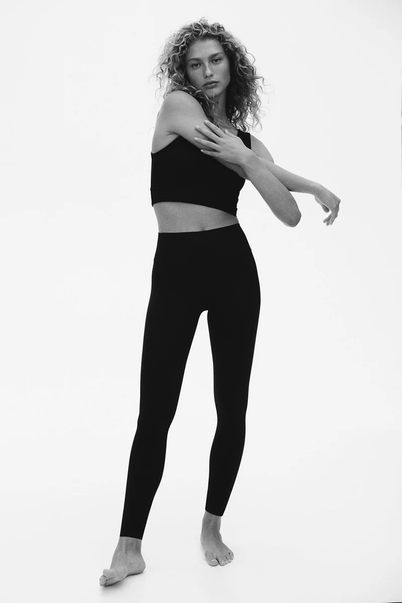 H&M SoftMove™ Ankle-length sports leggings