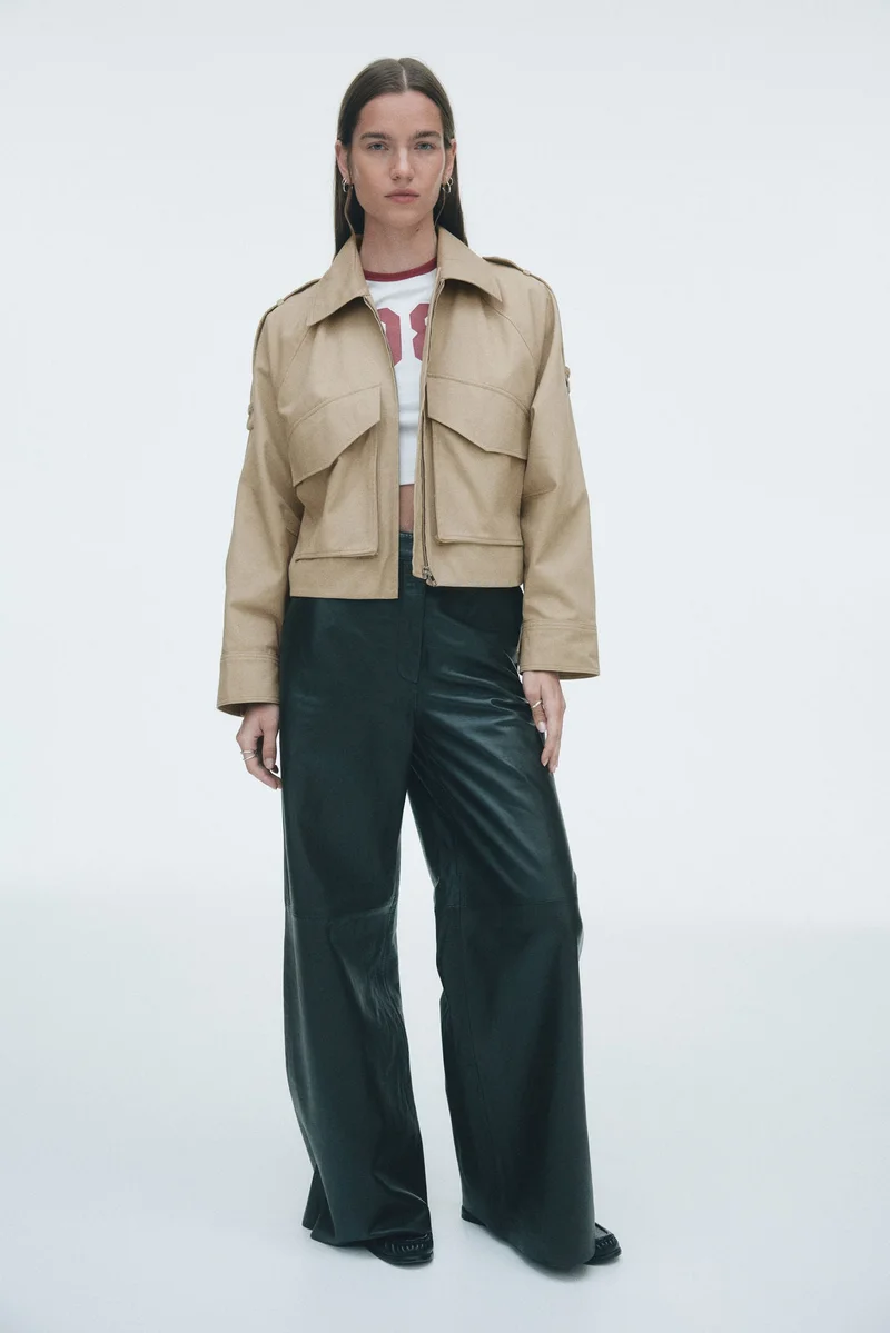 اتش اند ام جاكيت كارغو من القطن