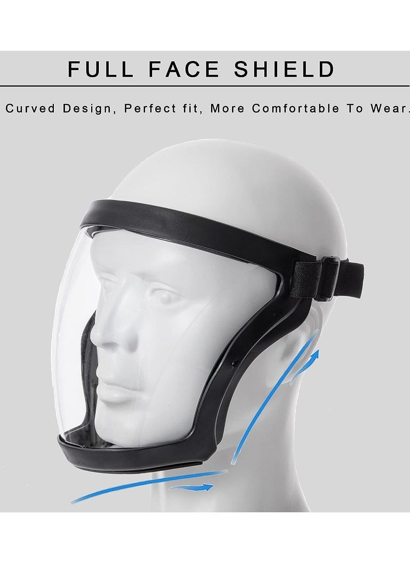 Excefore Super Protective Anti-Fog Face Shield, Unisex Hd Transparent Full Face shield, Reusable Eye, Nose, Mouth Protection  - Image 5