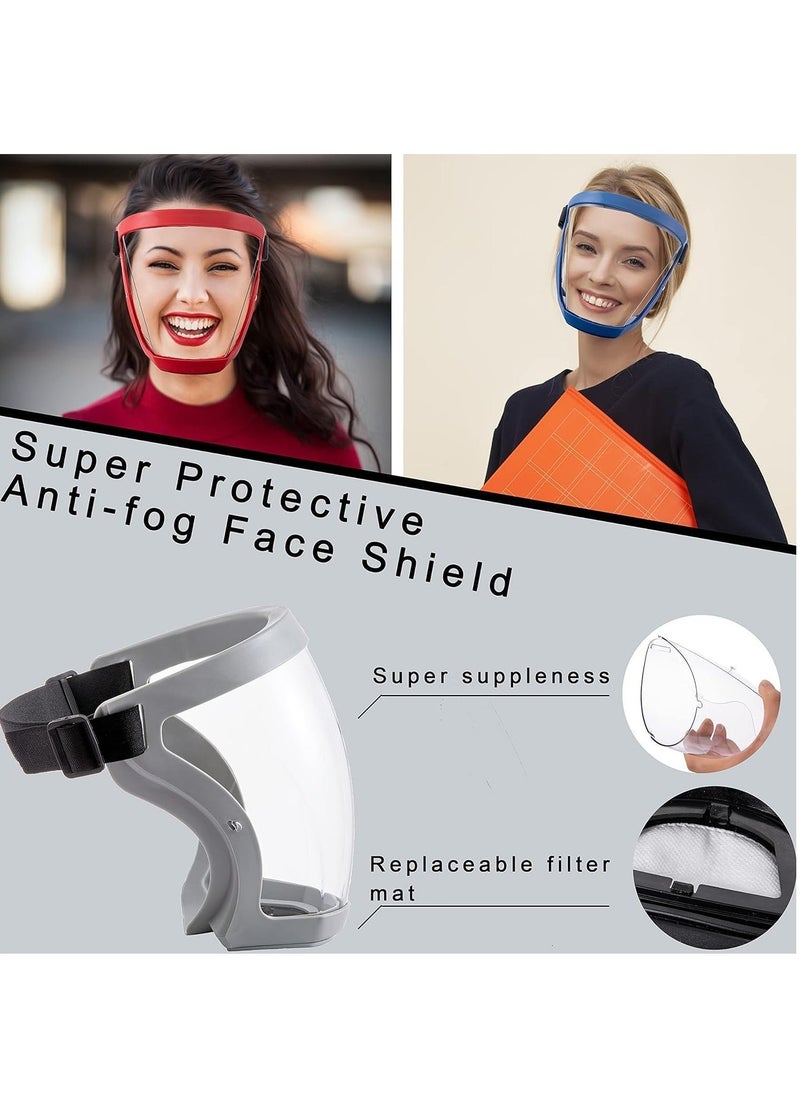 Excefore Super Protective Anti-Fog Face Shield, Unisex Hd Transparent Full Face shield, Reusable Eye, Nose, Mouth Protection  - Image 3