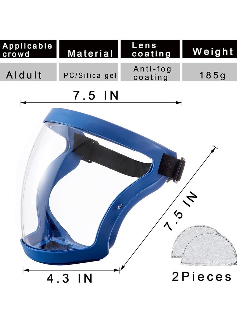 Excefore Super Protective Anti-Fog Face Shield, Unisex Hd Transparent Full Face shield, Reusable Eye, Nose, Mouth Protection  - Image 2