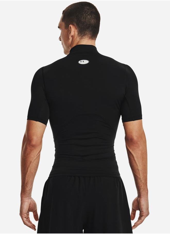 UNDER ARMOUR HeatGear Compression Mock Short Sleeves T-Shirt  - Image 3