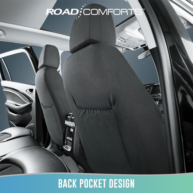 Car Seat Cover, Leather Full Set Car Seat Cover, Automotive Front Rear Seat Covers, Airbag Compatible Universal Fit for Most Cars (Mint) - Image 4
