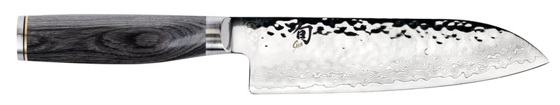 Shun Premier Grey Santoku Knife 7 Black