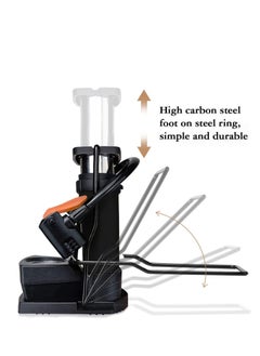 Y&D Double Barrel Foot Pump, Portable Bike Pump Bicycle Air Tire Super Fast Tyre Inflation Aluminum Alloy Mini Floor with Pressure Gauge for All Bike, Fits Presta & Schrader Valve  - Image 2