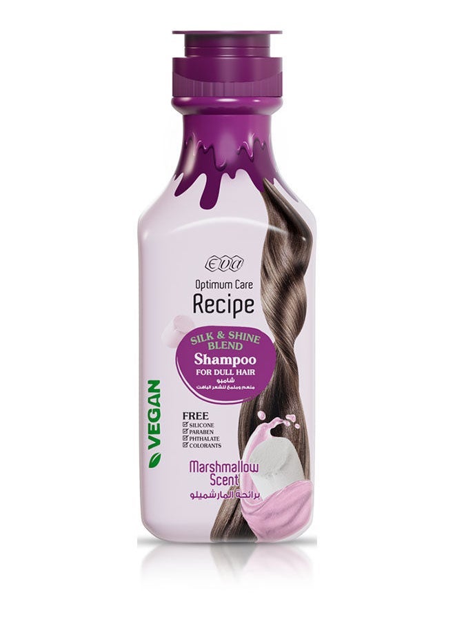Eva Optimum Care Recipe Silk & Shine Blend Shampoo Marshmallow Scent 350 Ml + Lotion 370 ML - Image 3