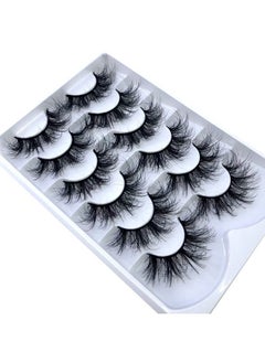HBZGTLAD 5Pairs/6 Pairs Fluffy False Eyelashes Natural Faux Mink Strip 3D Lashes Pack (Sr 2)1 Count (Pack Of 1)  - Image 4