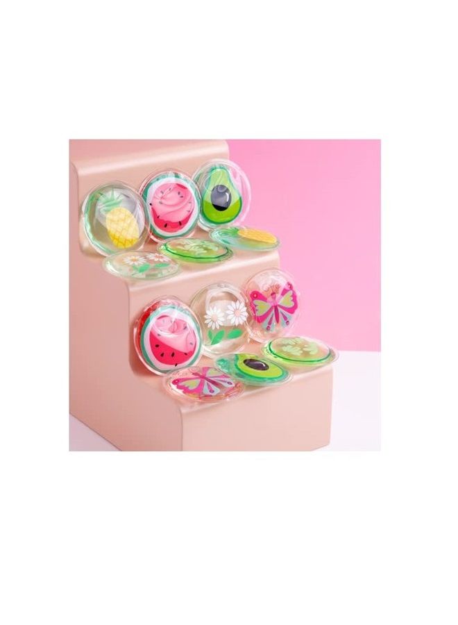 CALA Eye Pads Hot & Cold - Reduces Puffiness & Relieves Tension (Purple Butterfly) - Image 3