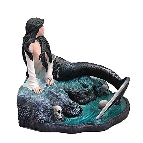 Veronese Design 8 5/8 Inch Sirens Lament by Anne Stokes Hand Painted Resin Mermaid Statue Home Decor - Image 3