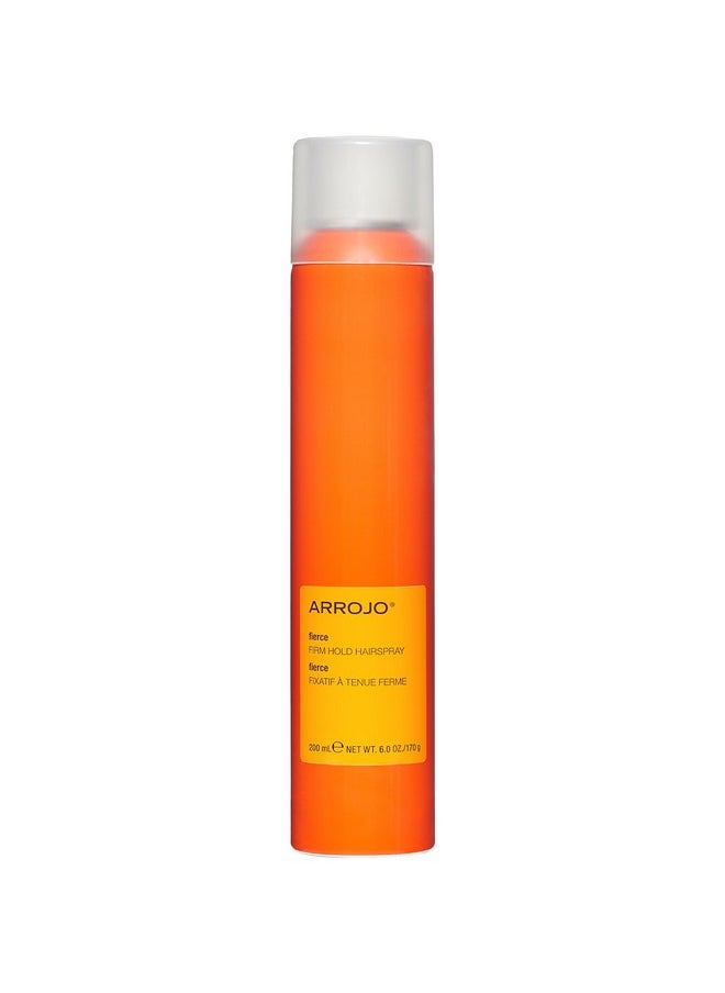 ARROJO Fierce Firm Hold Hairspray For Women Or Men Fine Mist Hairspray For Fine Hair Or Thick Hair Protects From Humidity & Adds Glossy Shine Crueltyfree Non Sticky Hairspray (6 Oz)  - Image 1