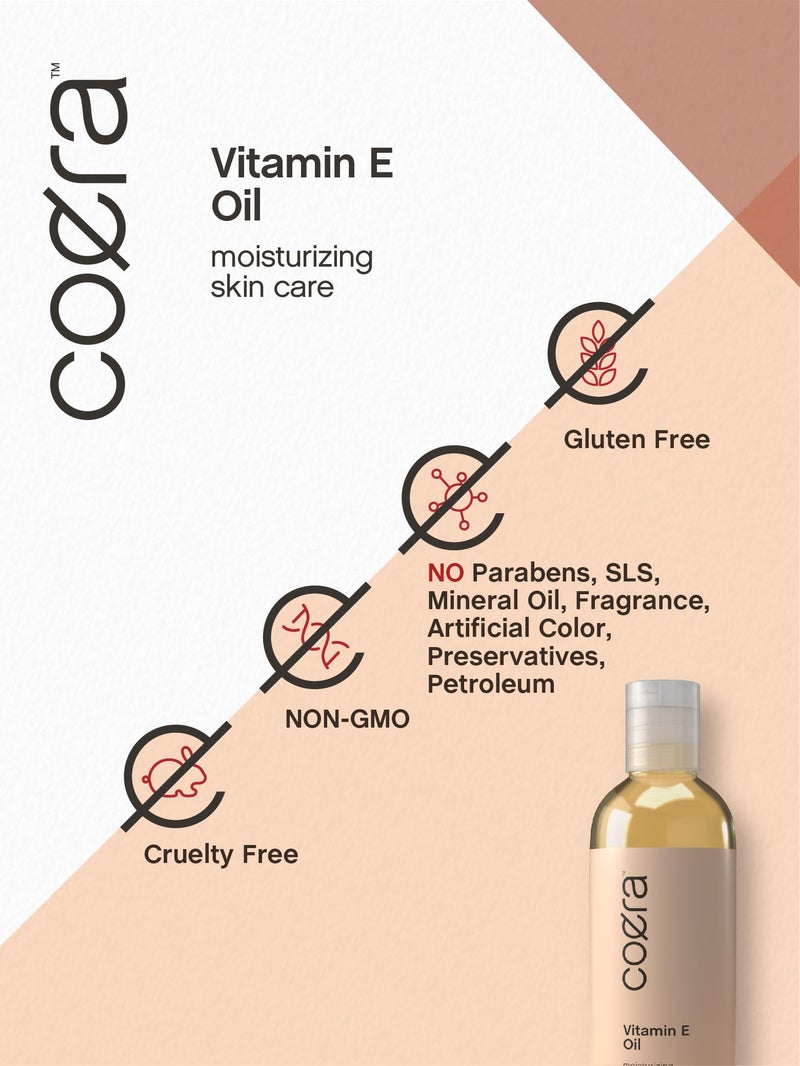 Coera Vitamin E Oil | 5,000 IU | 4 fl oz | Moisturizing & Nourishing Skin Oil for Face, Hands, and Body | Free of Parabens, SLS, & Fragrances - Image 5