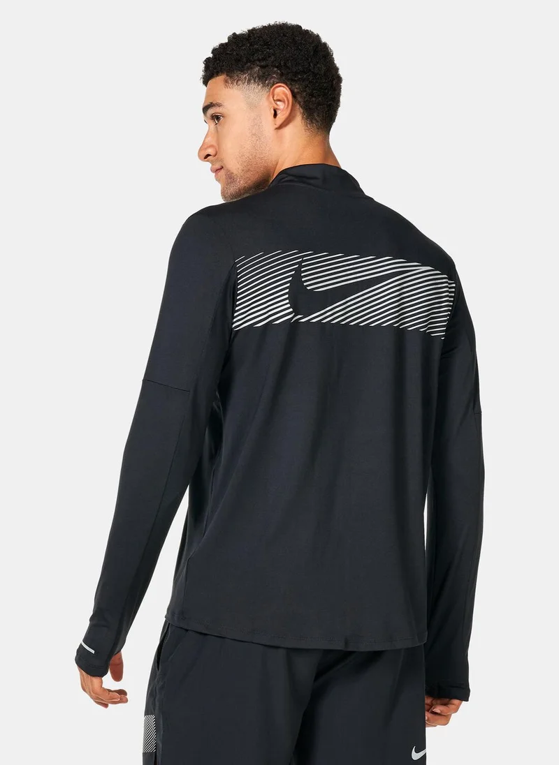 نايكي Men's Flash Dri-FIT Running Top