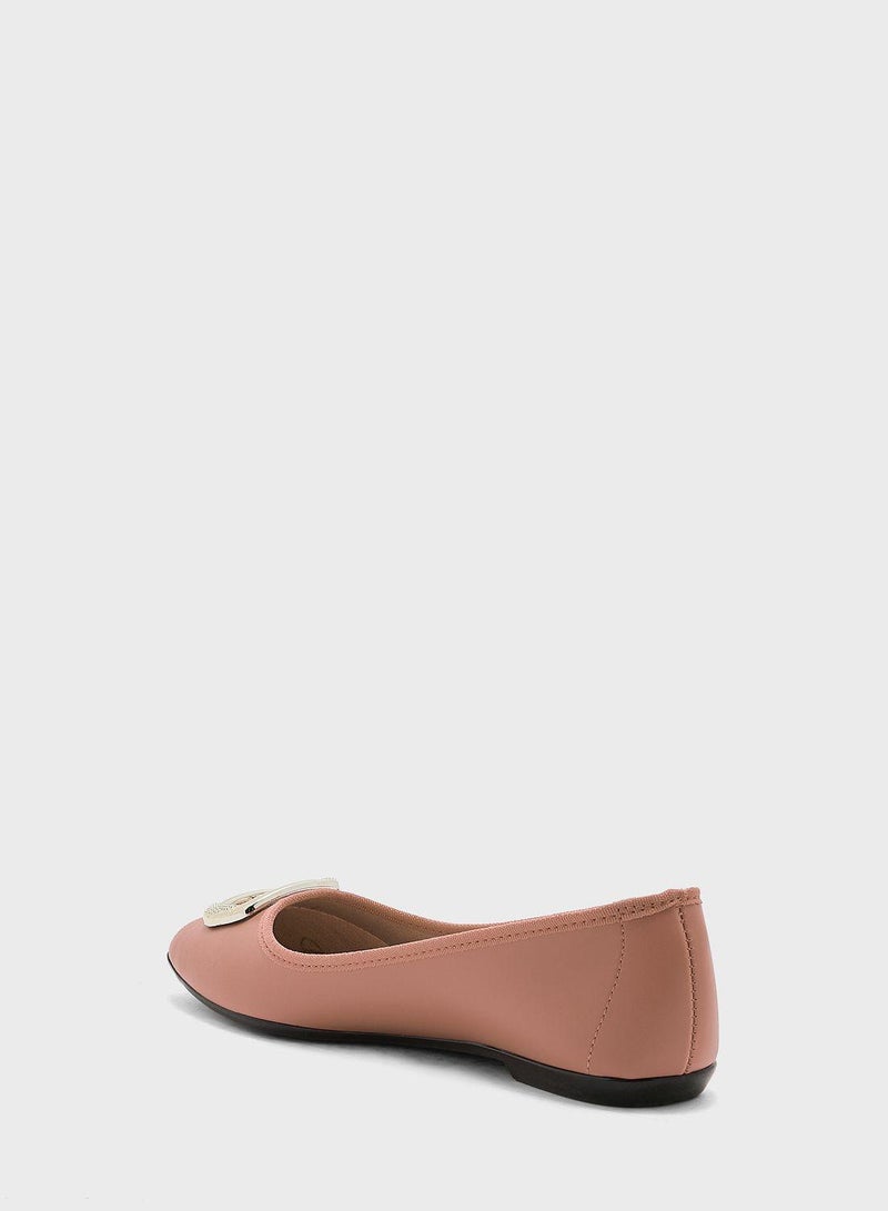 MOLECA Rosie Close Toe Ballerinas - Image 2