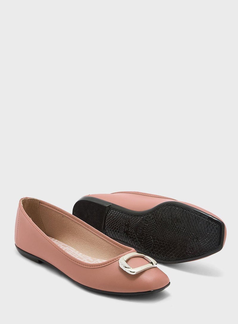 MOLECA Rosie Close Toe Ballerinas - Image 3