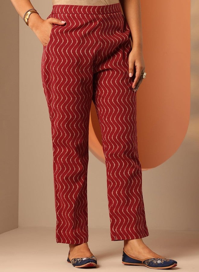لباس طقم قميص قطني مطبوع للنساء من ليباس (400706RL) - Image 5