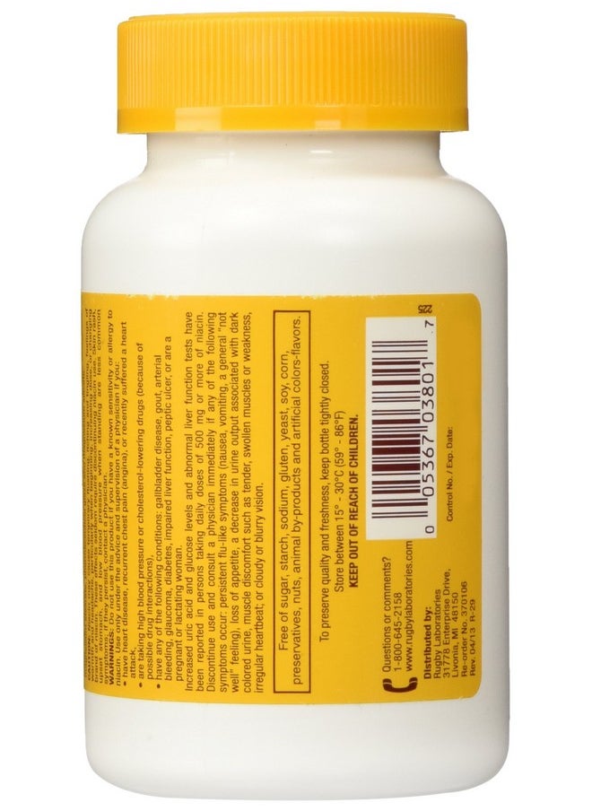 Rugby Niacin Timed Release 1000mg Tablets - 3 Pack (3) - pzsku/Z98393BB652DAEE785249Z/45/_/1739864977/5bc0cbde-e34b-4eab-88a2-0650eaed812b