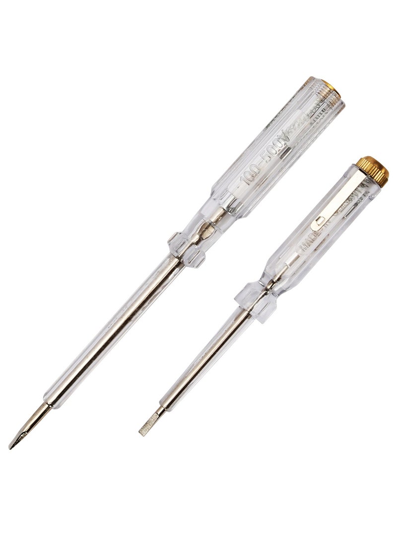 KSEIBI Voltage Tester Screwdriver 14cm, Circuit Detector Electric Tester Pen, High Torque Alloy Dual, Light Color Light Measuring Electric Pen Induction Electric Pen Screwdriver.  - Image 1