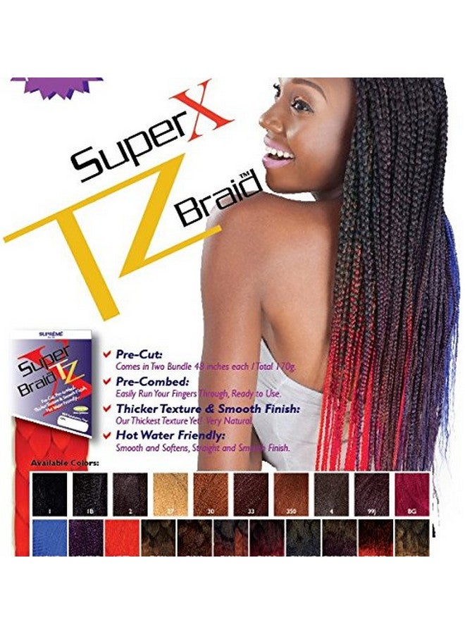 SUPREME شعر إكسبريشن متسلسل مسبق المد 48 بوصة 2 حزم في عبوة 1 (صفقة حزم 3) - Image 3