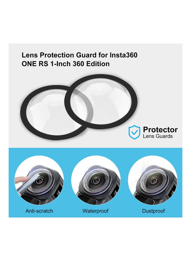 SOLARAE Dual Lens Guard PC Protective Case for Insta360 ONE RS 1-Inch 360 Edition Protector Screen Protection Kit Sports Camera Accessories - Image 5