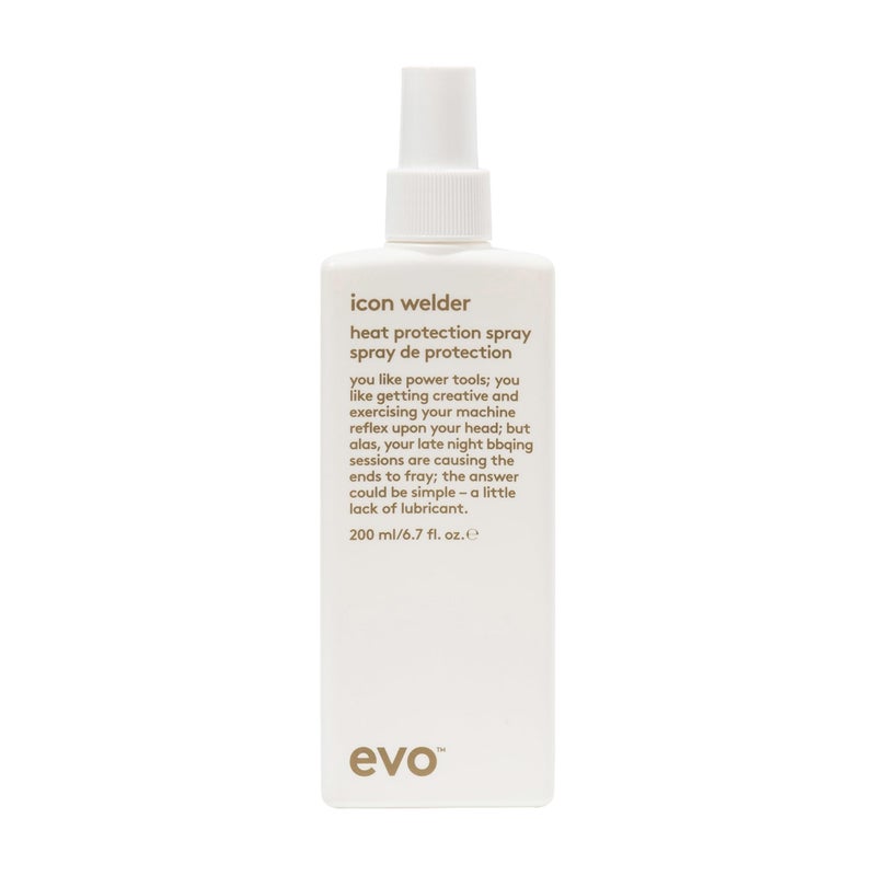 EVO Icon Welder Heat Protection Spray - Full Size Heat Protectant To Protect Against UV Damage, Provide Style Control & Touchable Finish - 6.7fl.oz - Image 1