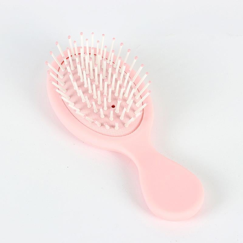 Generic Small Comb Womens Air Bag Comb Small Mini Cute Childrens Girls Korean Style Household Durable Massage Small Comb Pink + independent packaging 