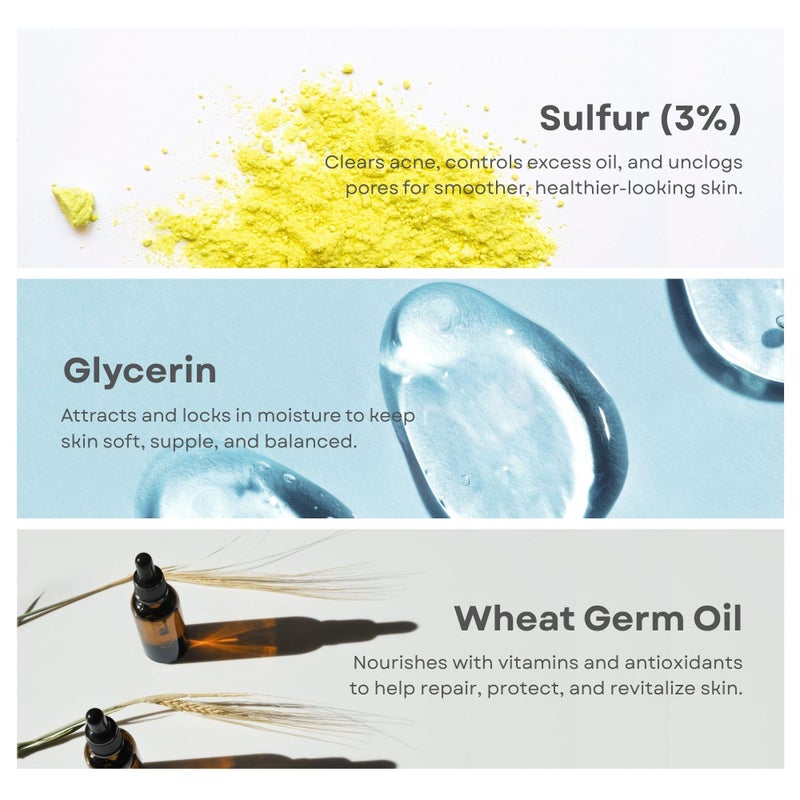 Clear Essence Antifungal Soap Cleansing Bar Plus Exfoliant 4.7oz - Extra Strength Medicated Soap for Acne, Oil & Impurities - Face & Body Wash Bar with Skin-Renewing Exfoliation, for Men and Women - Image 4