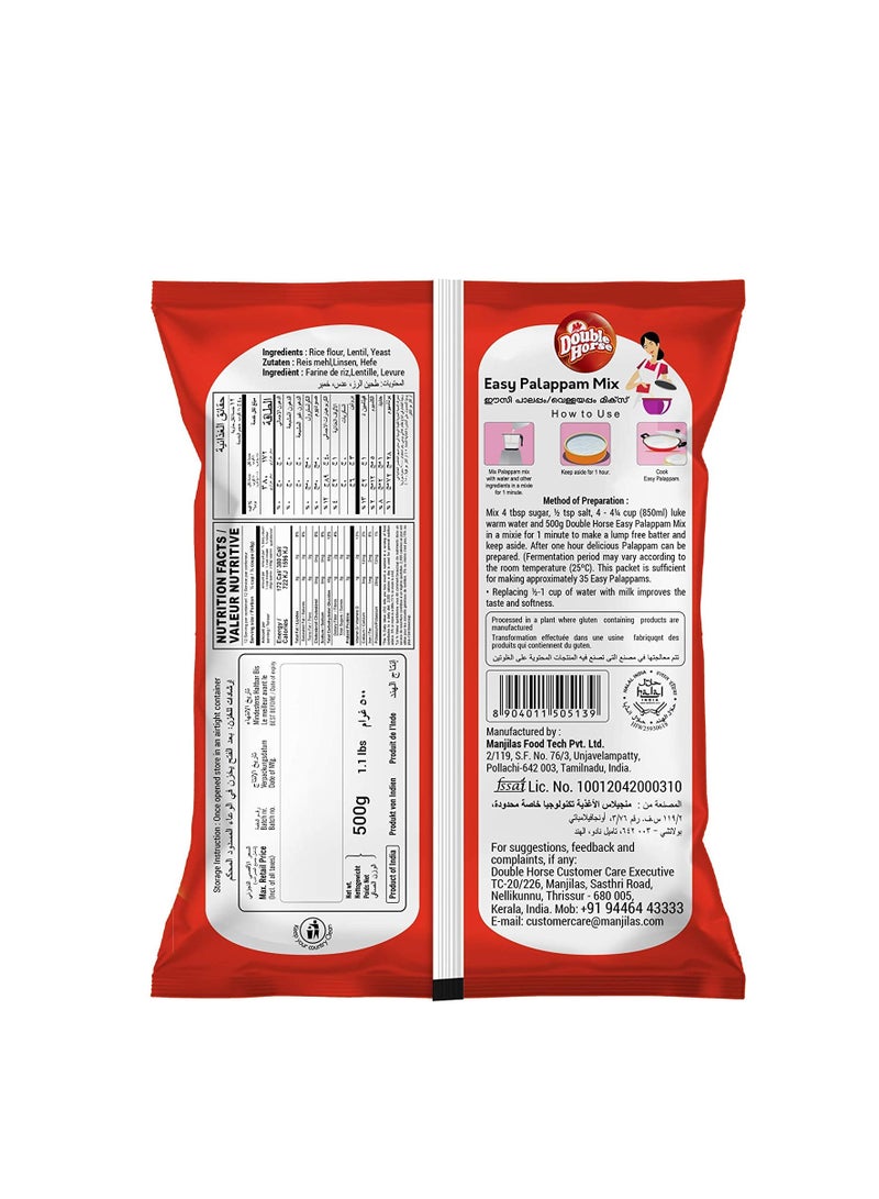 Double Horse Easy Palappam Mix 500g - Image 2
