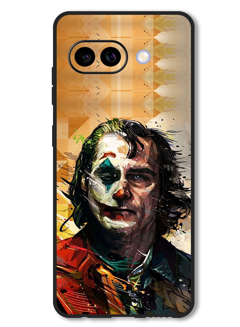 Theodor Case Compatible with Google Pixel 9A Protection Shockproof Bumper Cover Joker Paint - Image 1