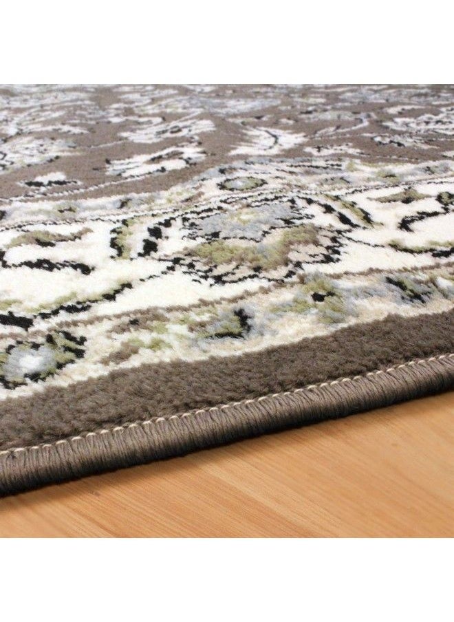 Superior Lille Runner Rug 2' 7" X 8' Brown  - Image 3