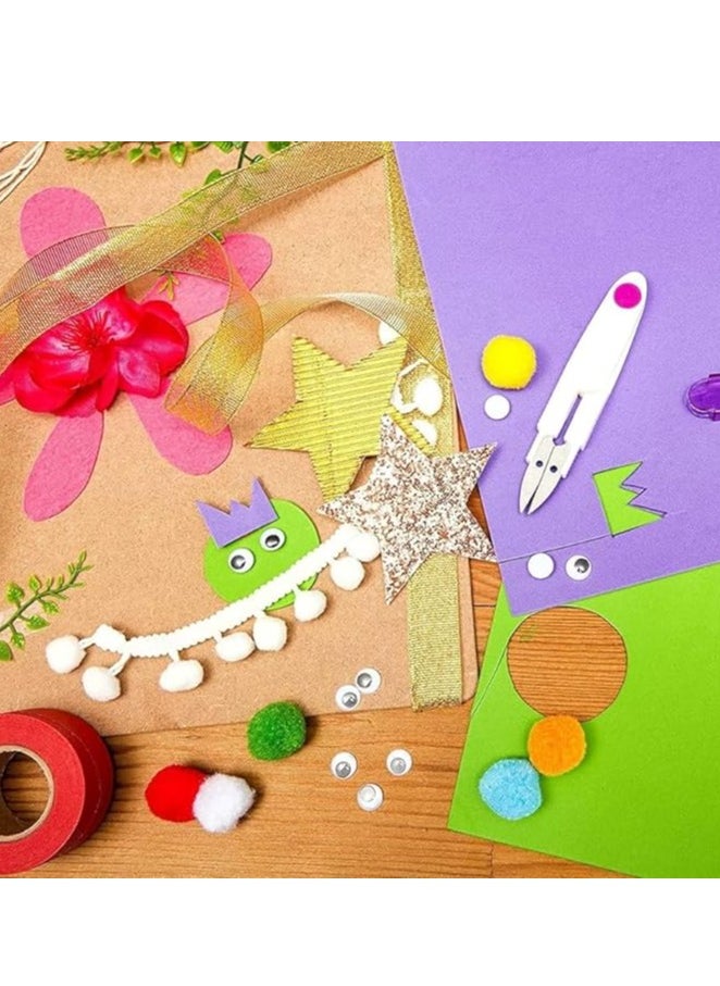 MOTARRO - A4 Self Adhesive Craft Foam Sheets EVA Foam Sheets Sticky Foam Sticker Paper Sponge Card for Art & Crafts Children Kids 2mm Thick (A4 Self Adhesive Foam Sheets - 10 Sheet) - Image 1