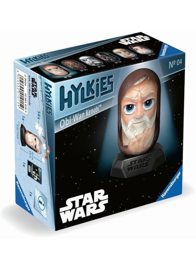 Ravensburger Hylkies Star Wars Obi‑Wan Kenobi 3D Puzzle – 54-Piece Capsule Model, Approx. 12 cm Tall, Numbered Assembly with Display Stand, No Glue Needed | 12001015‑9 - Image 4