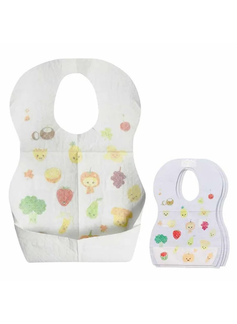STAR BABiES Combo Pack Pack Baby Plate Disposable Towel 3Pcs Bibs 10Pcs Blue - Image 2