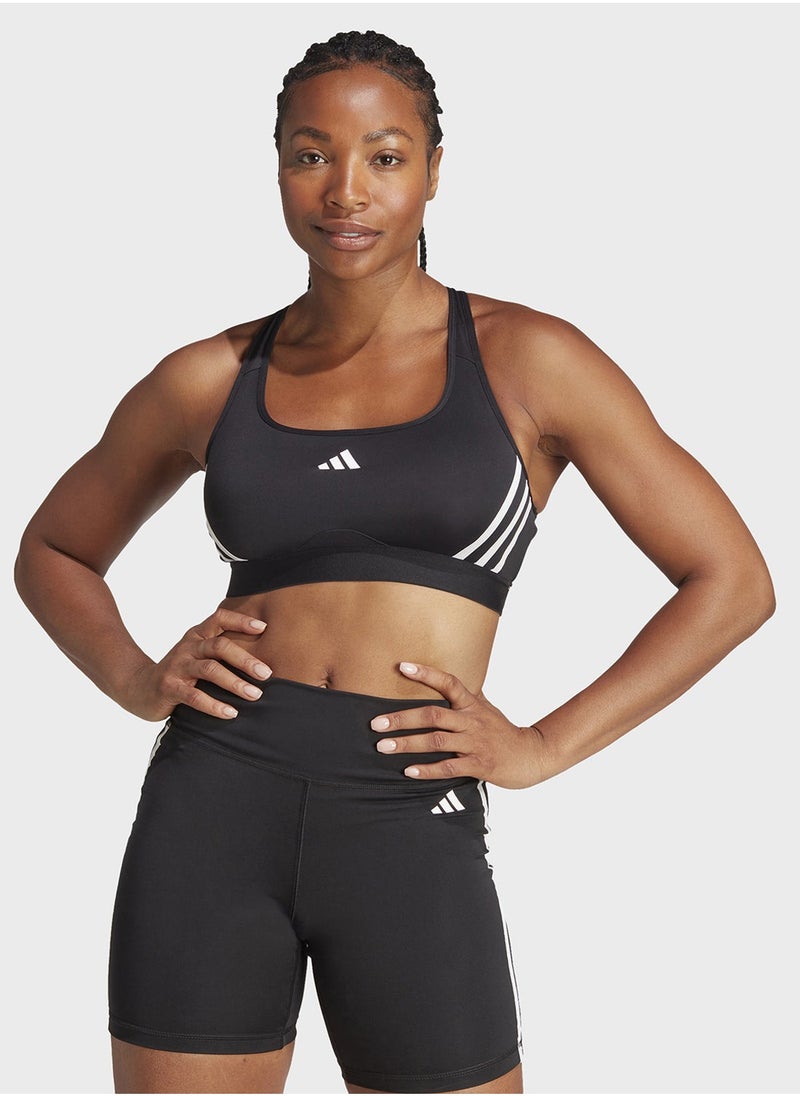 Adidas Powerreact 3 Stripe Bra  - Image 1