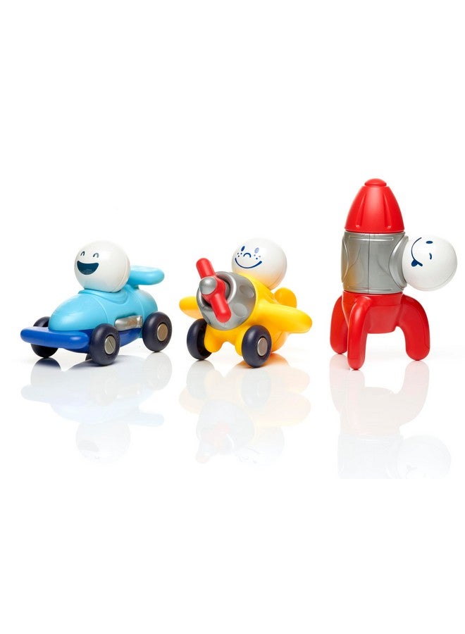 SmartMax SmartMax My First Explorers Magnetic Discovery Dynamic STEM Vehicle Building Set for Ages 1+  - Image 3