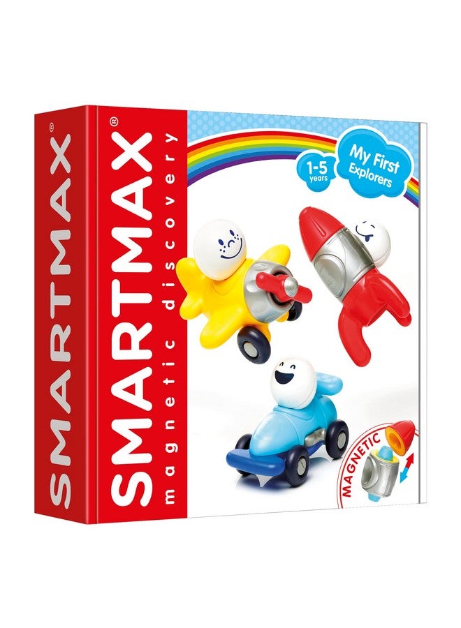 SmartMax SmartMax My First Explorers Magnetic Discovery Dynamic STEM Vehicle Building Set for Ages 1+  - Image 2