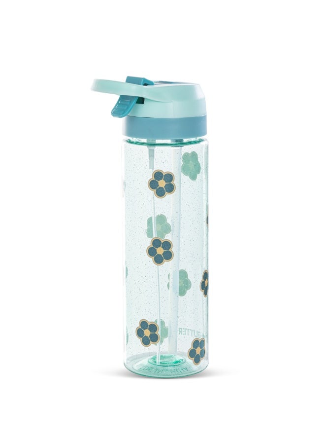 Eazy Kids Eazy Kids -Flora Tritan Water Bottle W/ Spray 750ml - Gitter Green  - Image 3