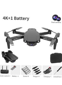 ELTRAZONE Mini E99 Foldable Drone with 4K Dual HD Camera WiFi FPV Live Video Remote Control Quadcopter Featuring Altitude Hold One-Key Return and Headless Mode Compact and Easy-to-Fly Drone for Beginners and Adults Ideal for Aerial Photography in Black  - Image 5