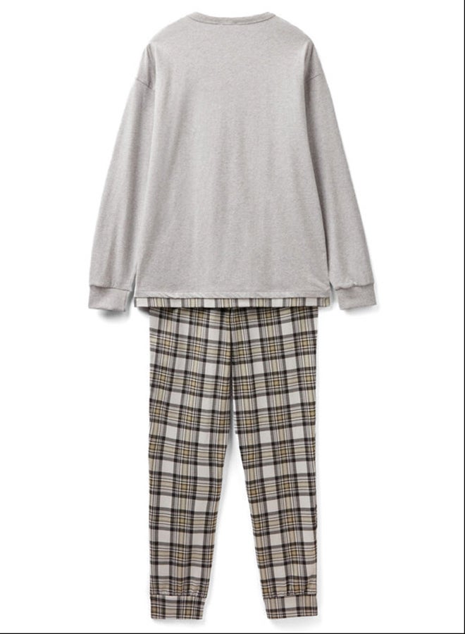 Benetton LONG PYJAMAS WITH MASCOT PRINT  - Image 2