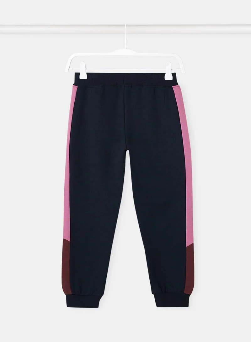 نيم ات Girls Panel Regular Fit Sweatpants