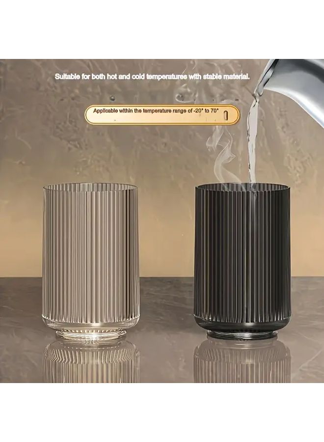Black No Drill Wall Mounted Bathroom Toothbrush Holder Cup Storage Shelf - Image 1