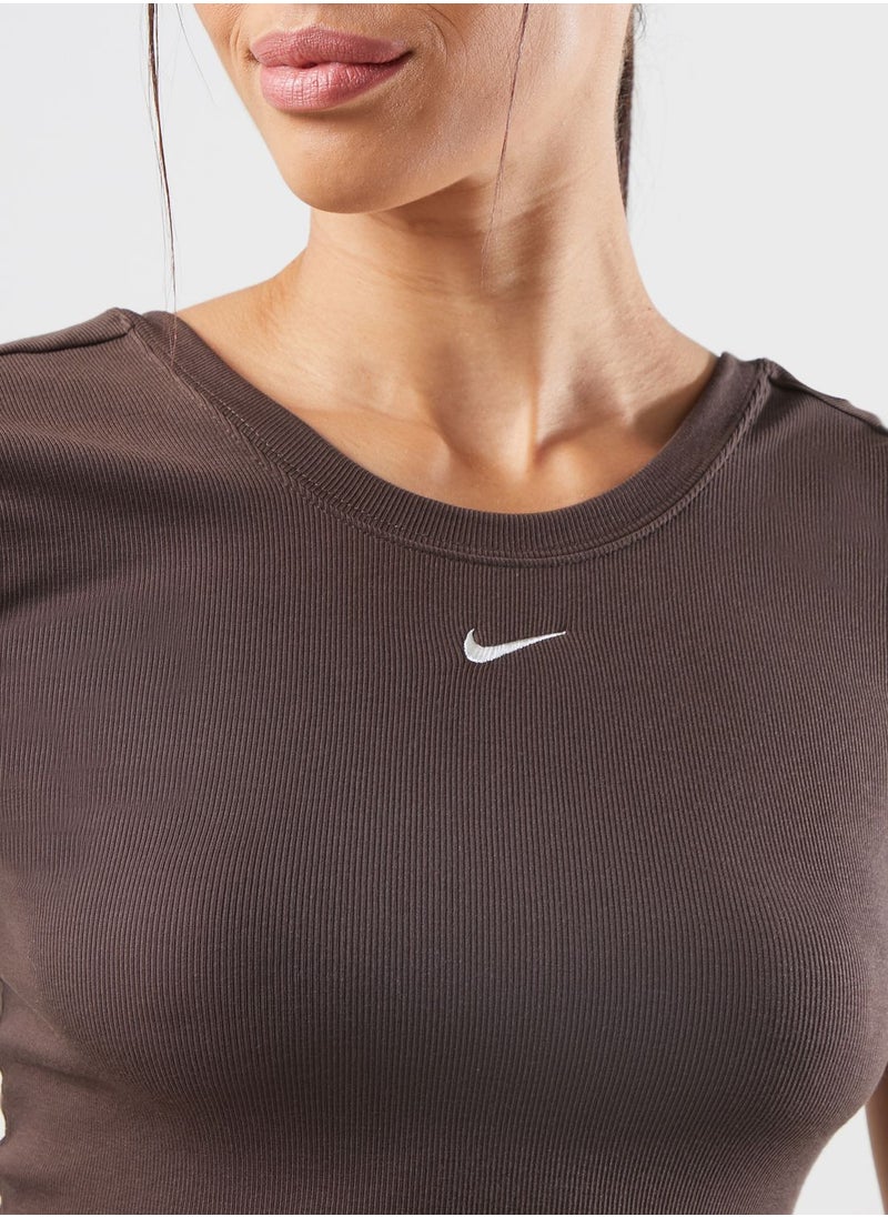 Nike - Nsw Knit Ribbed T-Shirt - Image 1