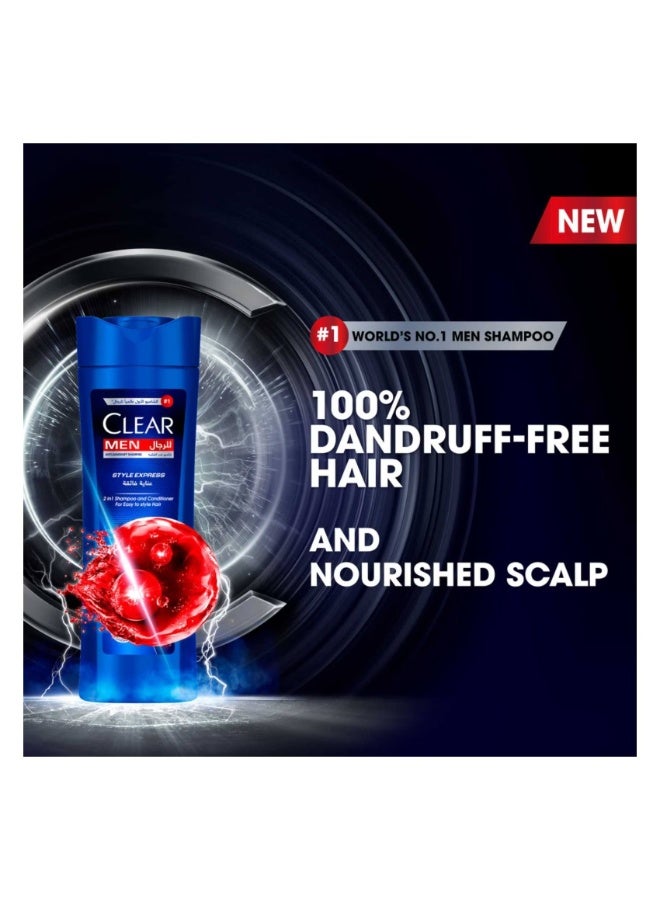 Clear Style Express 2-in-1 Shampoo And Conditioner For Men 350ml Pack of 2 - Image 3