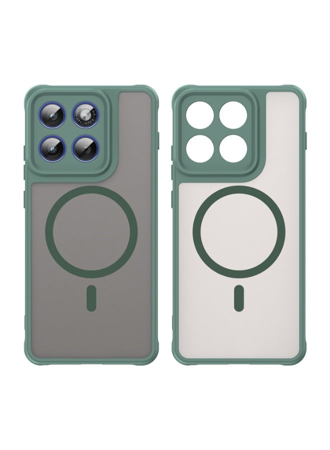 عام غطاء مغناطيسي متوافق مع موتورولا إيدج 70 5G، حافظة نصف شفافة غير لامعة لطيفة على البشرة، غطاء خلفي واقي من الصدمات لموتو إيدج 70. - Image 4