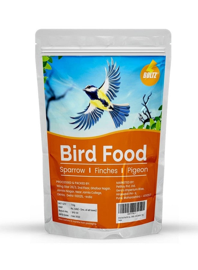 Boltze طعام الطيور للعصافير والطيور الشراعية والحمام وجميع الطيور البرية في جميع مراحل حياتها - مزيج من البذور (1 كجم)