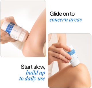 7% Glycolic Acid Exfoliating Body Stick | Gentle & Hydrating Formula | Infused with Shea Butter, Sunflower Seed Oil & Salicylic Acid | Exfoliates Dry Skin, Fades Bumps & Ingrown Hair | 30g - view 3