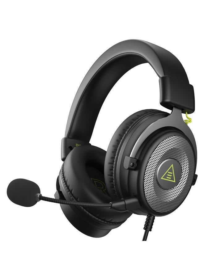 EKSA E900 Headset with Microphone for PC, PS4,PS5, Xbox - Detachable Noise Canceling Mic, 3D Surround Sound, Wired Headphone for Gaming, Computer, Laptop, 3.5MM Jack - Image 1