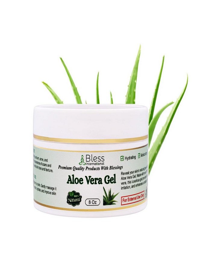 بليس إنترناشونال جل الصبار العضوي من بليس إنترناشونال، 96% نقي، طازج، يُصنع خلال 12 ساعة من الحصاد. مثالي لترطيب الوجه والجسم وفروة الرأس والشعر، مرطب مهدئ لحروق الشمس والعناية بعد التعرض لأشعة الشمس، 8 أونصات - Image 1